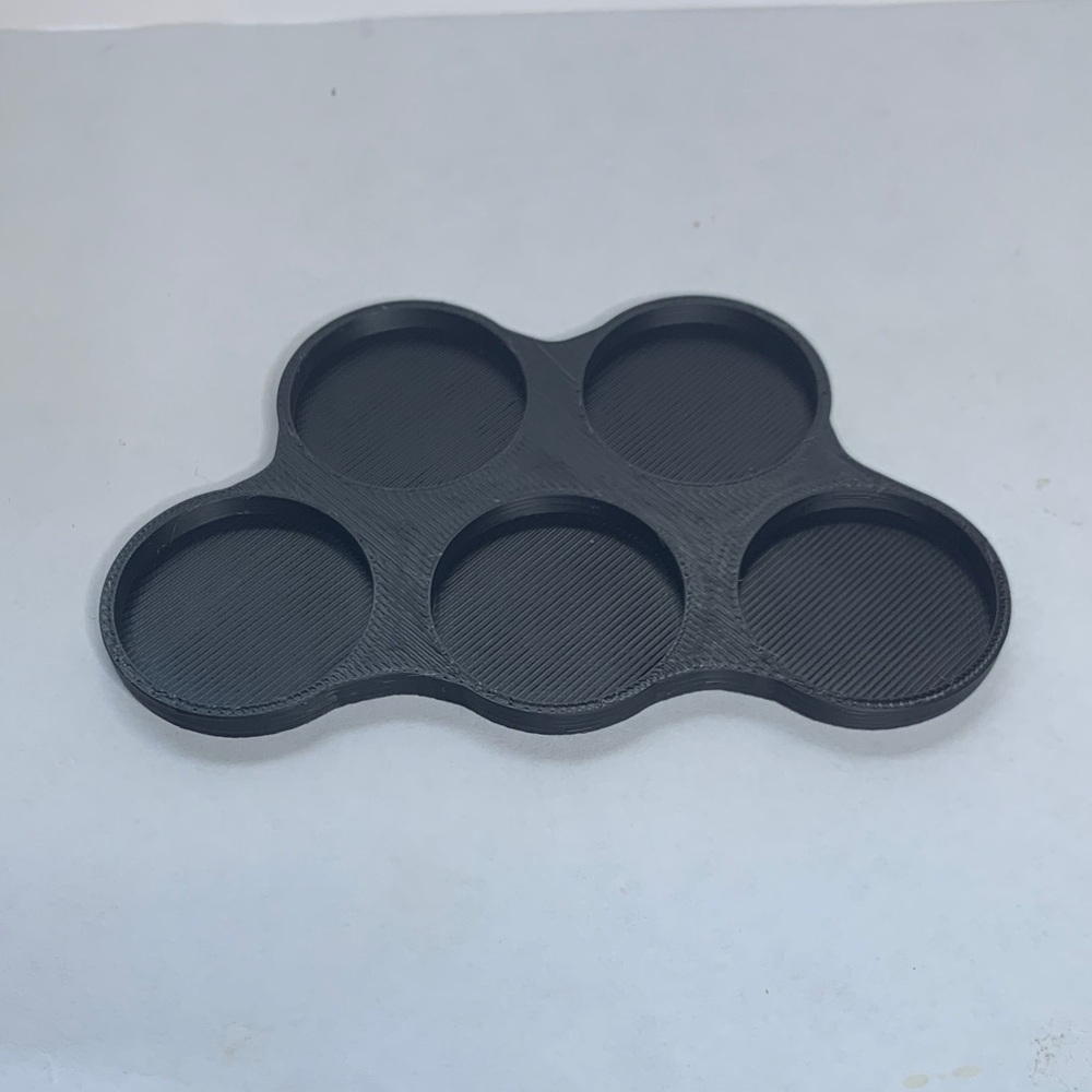 Pack of 2, 25mm Cloud Arrow Solid Bottom Movement Trays for 3 units